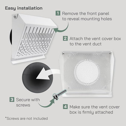 Vent Systems 4" Inch Exhaust Vent Cover - Image 4