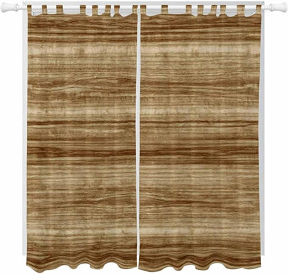 Vintage Western Living Room Curtains 96 Inch Length, Window Curtains Tab Top by Unknown