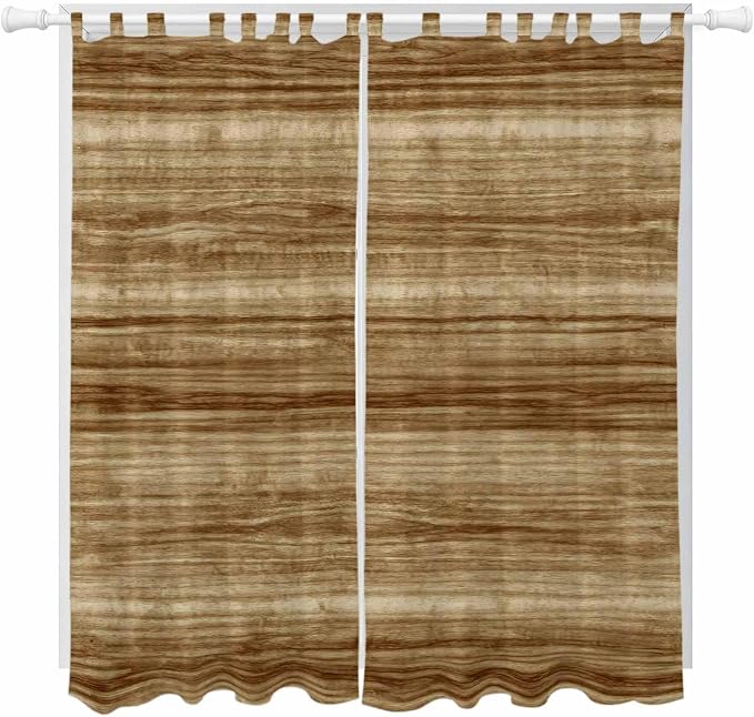 Vintage Western Living Room Curtains 84 Inch Length, Window Curtains Tab Top by Unknown