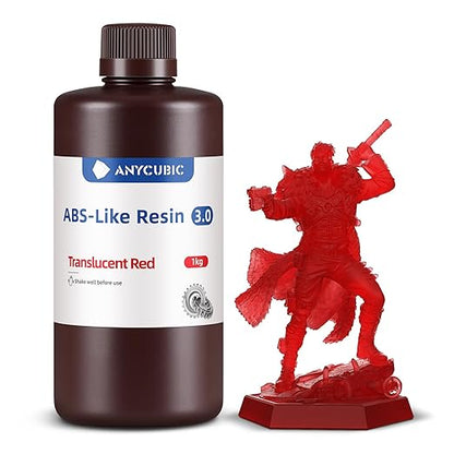 ANYCUBIC ABS-Like Resin 3.0, Upgraded 14K 3D Printer Resin by ANYCUBIC