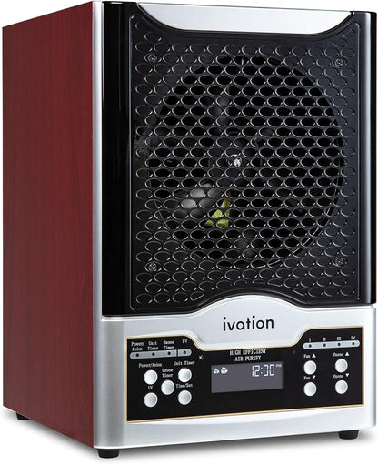 Ivation 5-in-1 HEPA Air Purifier & Ozone Generator W/Digital Display Timer and by Ivation