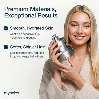 MyHalos® Filtered Shower Head for Hard Water Filter - Image 4