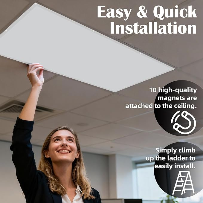 4 Pcs Fluorescent Light Covers - Image 4