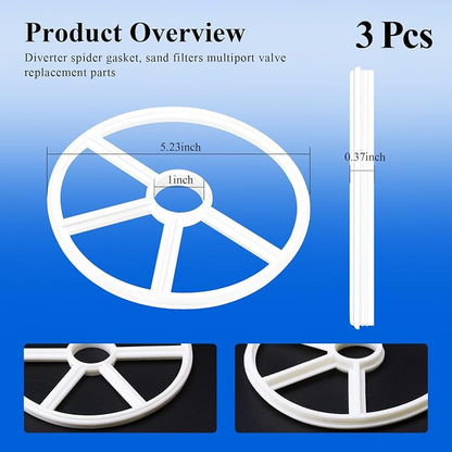 3 Pcs Diverter Spider Gasket Compatible - Image 2