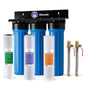 iSpring WGB32B-DS+AHPF12MNPT16X2 Anti-Scale Whole House Water Filter System w/ by iSpring