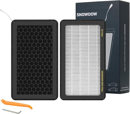 Tesla Model 3/Y HEPA Cabin Air Filter 2 Pack by SNOWOOW
