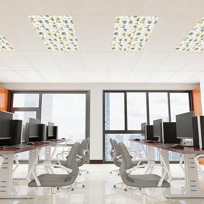 6 Pcs Fluorescent Light Covers for Ceiling Lights Construction Vehicles - Image 3