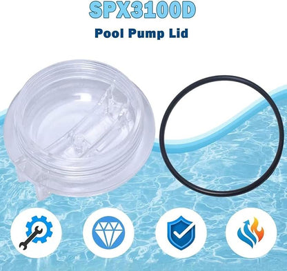 Pool Lid Replacement Thread Strainer Cover Pool Leaf Trap Sand Filter Acrylic - Image 5