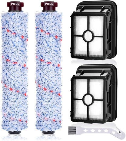 2 Pack 1868 Multi-Surface Brush Roll + 2 Pack 1866 Vacuum Filter, Replacement - Image 7