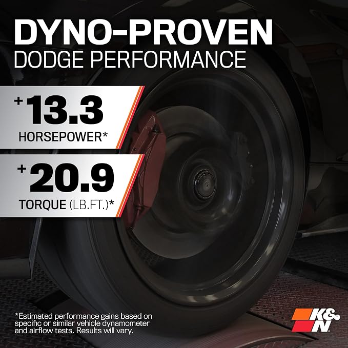 K&N Cold Air Intake System: Dry-Flow Air Filter, Increase Performance & - Image 3