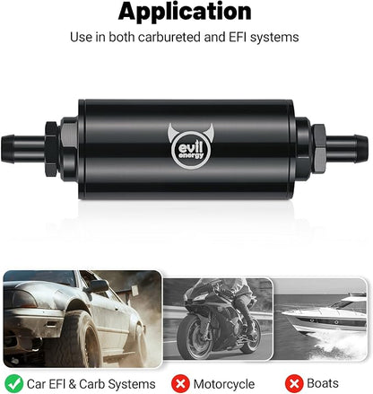 EVIL ENERGY Inline Fuel Filter 40 Micron - Image 4