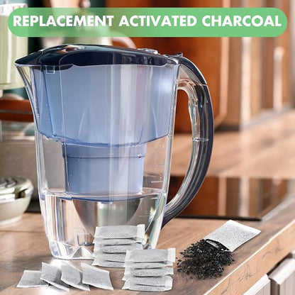 Lounsweer 100 Pcs Activated Charcoal Water Filter Coconut Shell Distiller - Image 5