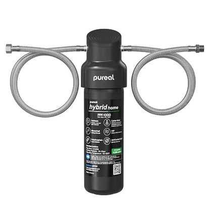 Pureal Hybrid Home PPU-1000K Under Sink Water Filter System, 10K Gallons by PUREAL
