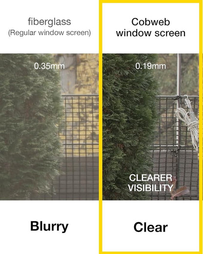 Premium Window Screen DIY KIT 39" 51" Blocks Rain, Pet Scratch, Fine Dust 99% - Image 8