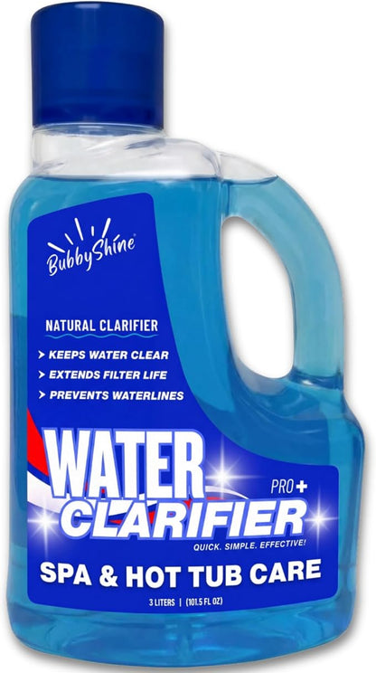 3-in-1 Hot Tub Water Clarifier – Hot Tub Chemicals, pH Neutral Formula by BubbyShine