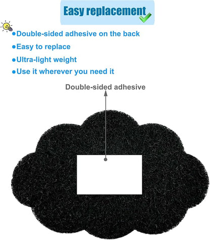 12-Pack Universal Stick-on Trash Can Odor Absorbing Filters, Activated Charcoal - Image 5