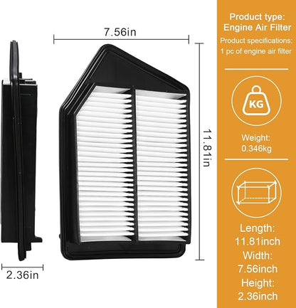 Engine Air Filters 17220-5A2-A00 suitable - Image 6