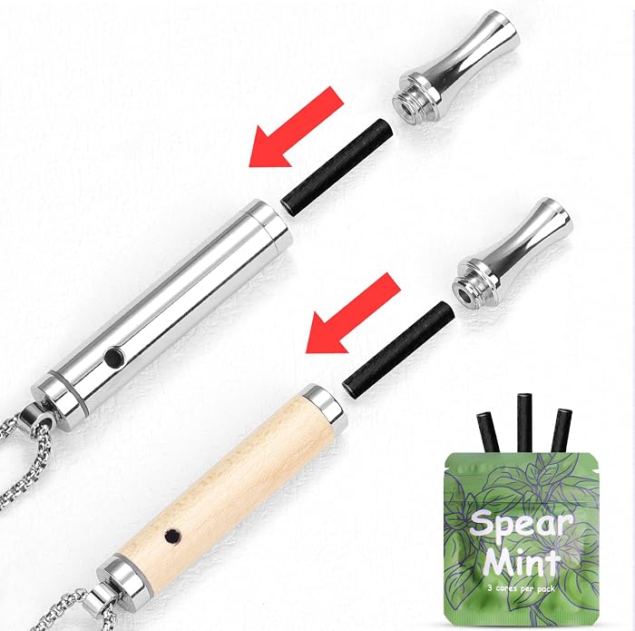 ASTOFLI Adult Quit Smoking Breathing Necklace: Adjustable Air Inhaler Stop - Image 3