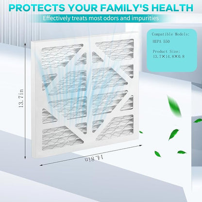 10 Pack HEPA 550 Air Filter Replacement Set Compatible - Image 6