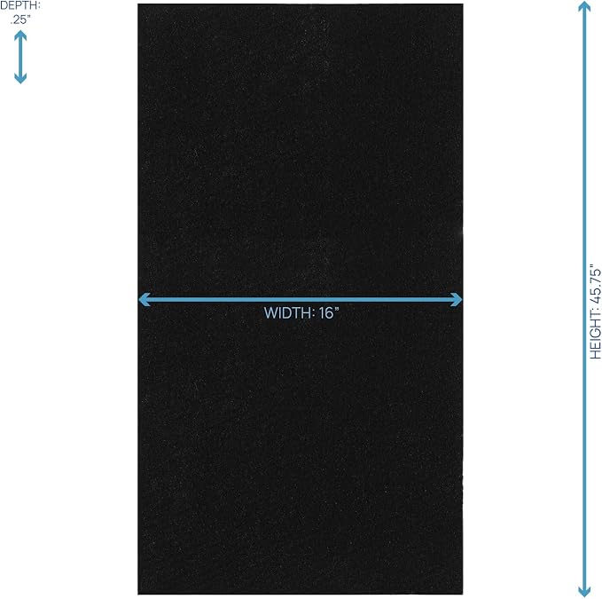 Filter Bros HRF-AP1 Cut to Fit Activated Carbon Roll Replacement Fits Honeywell - Image 2