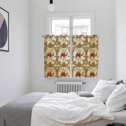 2 Panel Kitchen Cafe Curtains, Window Decor Tier Curtains - Image 4