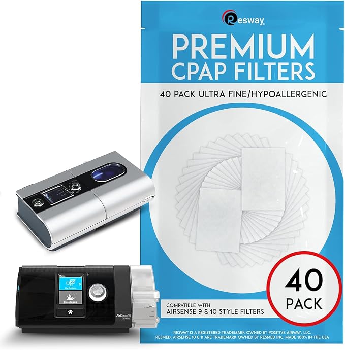 Premium Resway Disposable Hypoallergenic CPAP Filters | Compatible by Resway