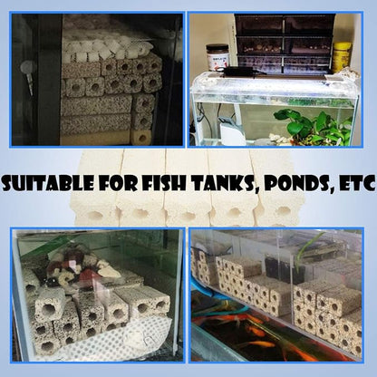 PINVNBY 20 Pcs 6.2-Inch Large Aquarium Filter Media Fish Tank Ceramic Media - Image 2