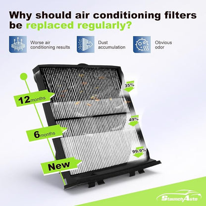 Engine & Cabin Air Filter Set for Subaru Forester 2.5L 2026 2025 2024 2023 2022 - Image 4