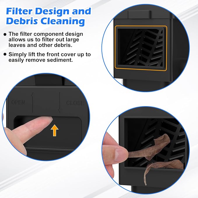 WADEO Rainwater Collection System, Downspout Diverter Fits - Image 3