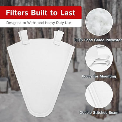 The Felt Store Synthetic Maple Syrup Filter Cone – Reusable Heavy-Duty - Image 2