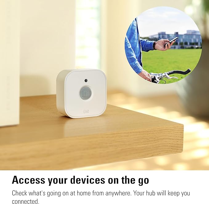 Eve Motion (Matter) 3-Pack – Smart Motion and Light Sensor, IPX3, Automatic Activation of Devices, Future-Proof, Works with Apple Home, Alexa, Google Home, SmartThings, requires Thread Border Router