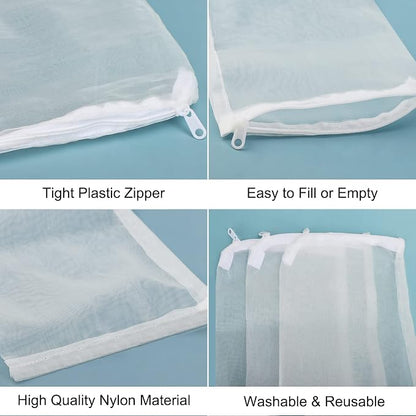 Segarty Aquarium Filter Bags High Flow, 10 Pack 0.15mm Mesh Bag 7.7 x 6 Inch - Image 5