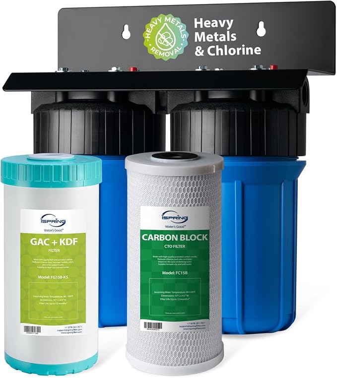 iSpring WGB21B-KS 2-Stage Whole House Water Filtration System by iSpring