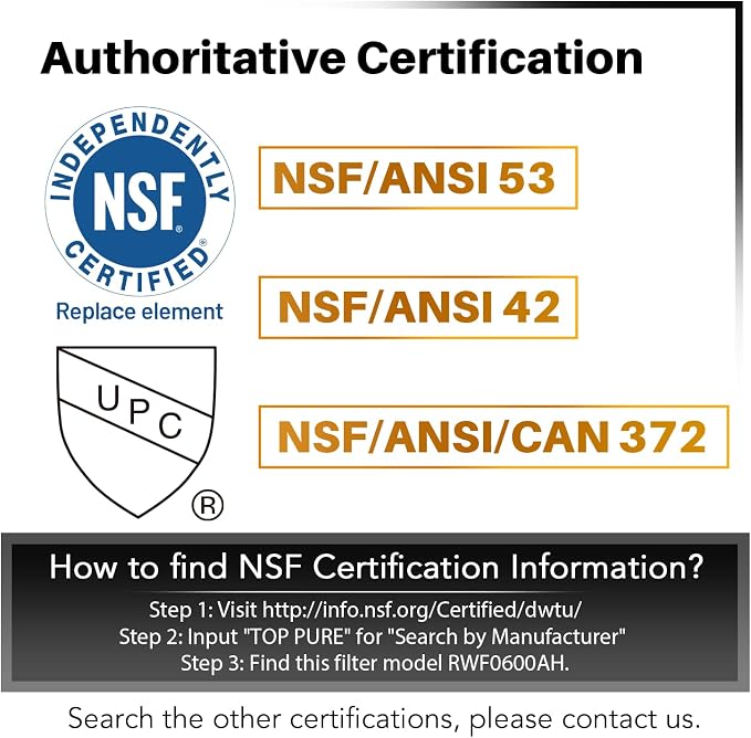 ICEPURE NSF/ANSI 53 Certified Premium RWF0600AH Replacement - Image 2