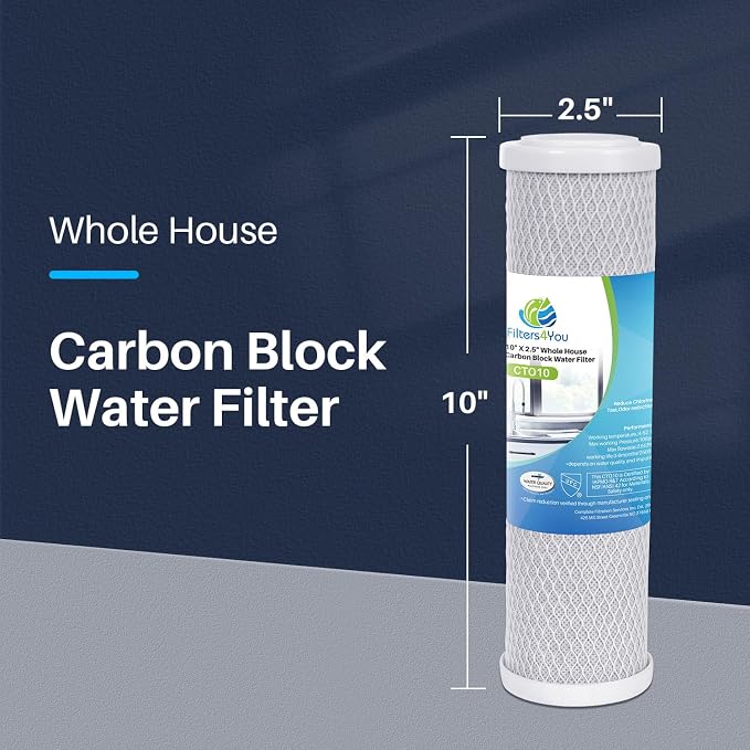 CFS – 10“ x 2.5” Carbon Block Water Filter Cartridge Compatible - Image 9