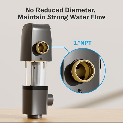 Frizzlife 40 & 100 Micron Spin Down Sediment Water Filter - Image 9