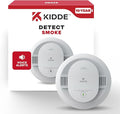 Kidde Smoke Detector, 10-Year Battery Powered, Voice Alerts, LED Warning Light Indicators, 20SD10-V