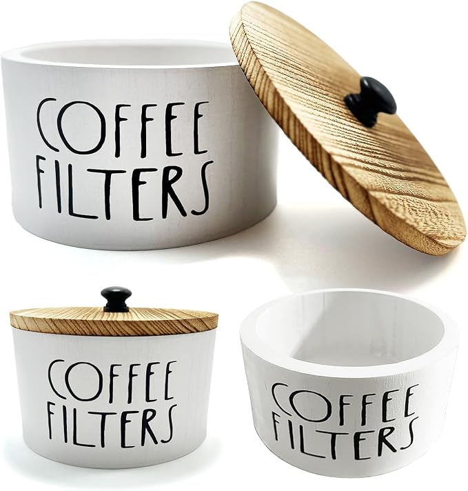 Wooden Coffee Filter Holder by Believeinthemagicoffamily
