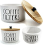 Wooden Coffee Filter Holder by Believeinthemagicoffamily