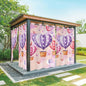 Hot Air Balloons Waterproof Outdoor Curtains by Unknown