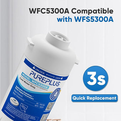 PUREPLUS WFC5300A Under Sink Water Filter, 22000 Gallons, 99.99% Chlorine - Image 2