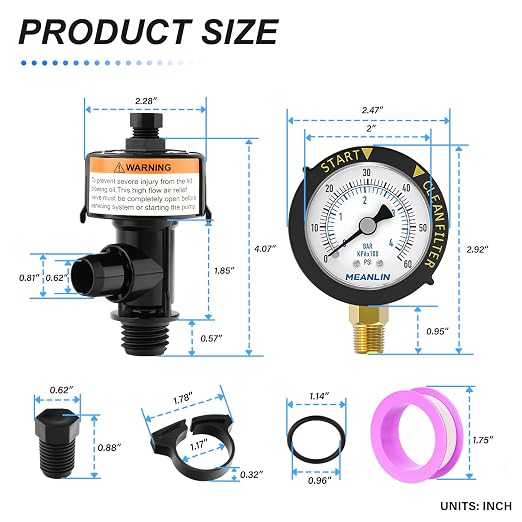 MEANLIN MEASURE 98209800 High Flow Air Relief Valve Replacement - Image 2