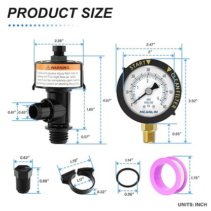 MEANLIN MEASURE 98209800 High Flow Air Relief Valve Replacement - Image 2