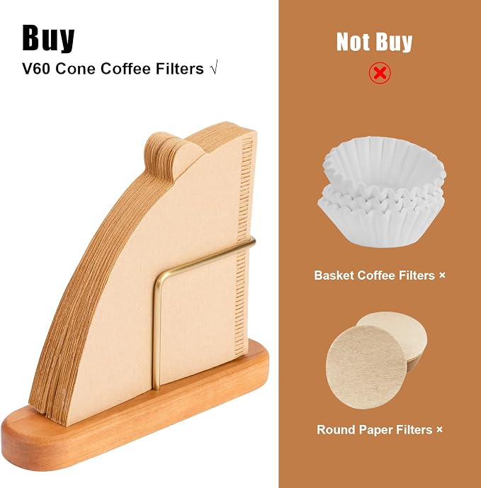 Cone Coffee Filter Holder, Stand Coffee Filter Storage, Coffee Filter Container - Image 3