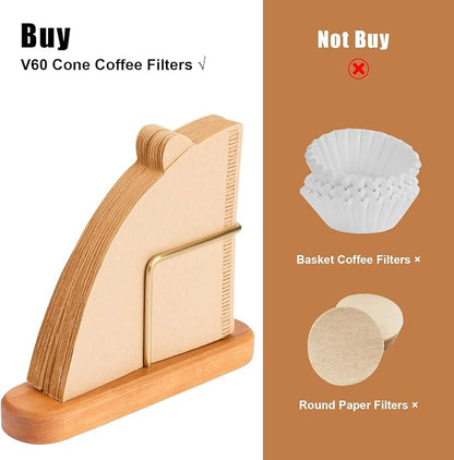 Cone Coffee Filter Holder, Stand Coffee Filter Storage, Coffee Filter Container - Image 3