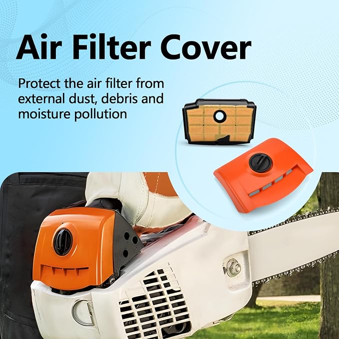 Air Filter Cover with Air Filter Compatible with Stihl MS193 MS193T MS193TC - Image 2
