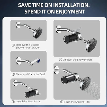 2-Pack Shower Filters with 11 Replacement Cartridges - Image 7