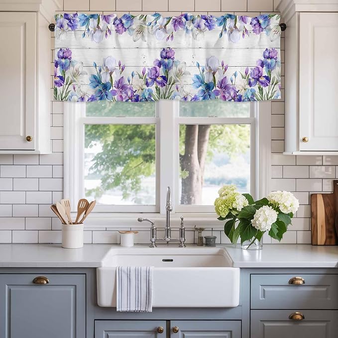 Spring Flowers Curtain Valances - Image 2