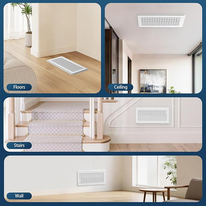 Magnetic Vent Covers with Vent Screen 7x11.3 Inch, Ceiling Air Vents to Block - Image 5