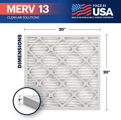 BNX 20x20x1 MERV 13 Air Filter 2 Pack - Image 2